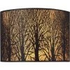 Woodland Sunrise 2-Light Aged Bronze Sconce by Titan Lighting