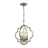Chandette 4-Light Aged Silver Pendant by Titan Lighting -Titan Lighting sale2022 aged silver titan lighting chandeliers tn 11808 64 1000