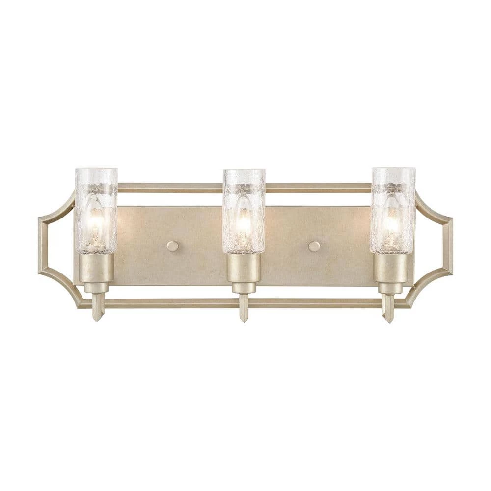 Cheswick 25 in. 3-Light Aged Silver Vanity Light by Titan Lighting 3 Cheswick 25 in. 3-Light Aged Silver Vanity Light by Titan Lighting