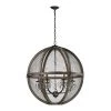 6-Light Large Renaissance Invention Wood and Wire Chandelier by Titan Lighting 2 6-Light Large Renaissance Invention Wood and Wire Chandelier by Titan Lighting -Titan Lighting sale2022 aged wood bronze clear crystal titan lighting chandeliers tn 999731 64 1000