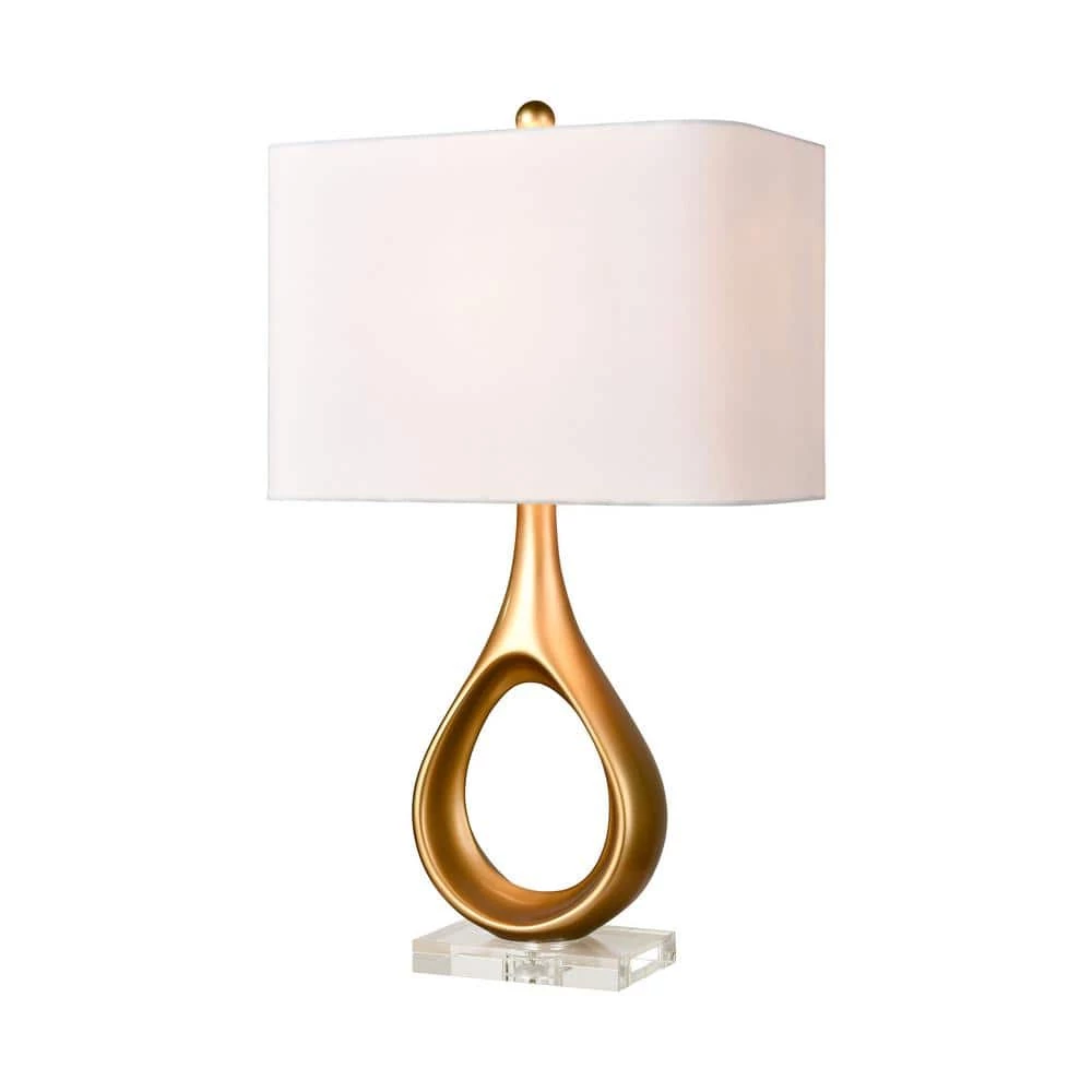 Mercurial 29 in. Gold Table Lamp by Titan Lighting 3 Mercurial 29 in. Gold Table Lamp by Titan Lighting