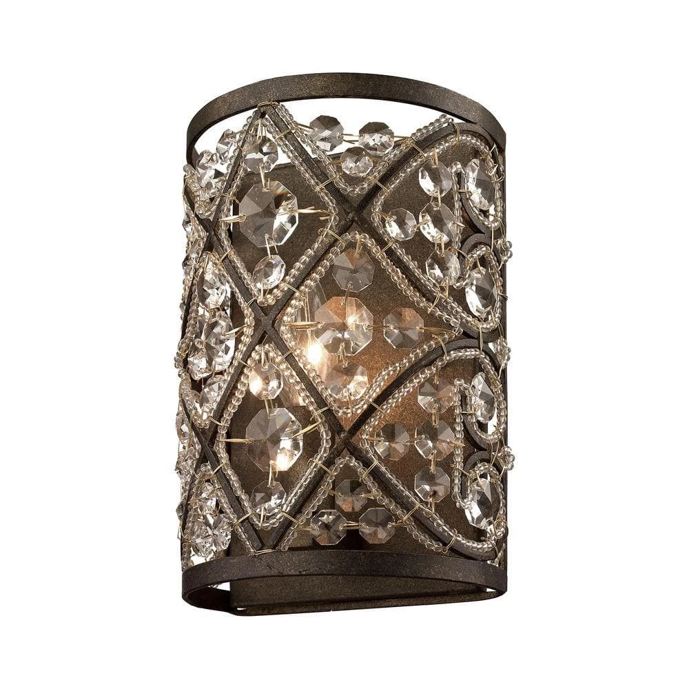 Amherst 1-Light Antique Bronze Vanity Light by Titan Lighting 3 Amherst 1-Light Antique Bronze Vanity Light by Titan Lighting