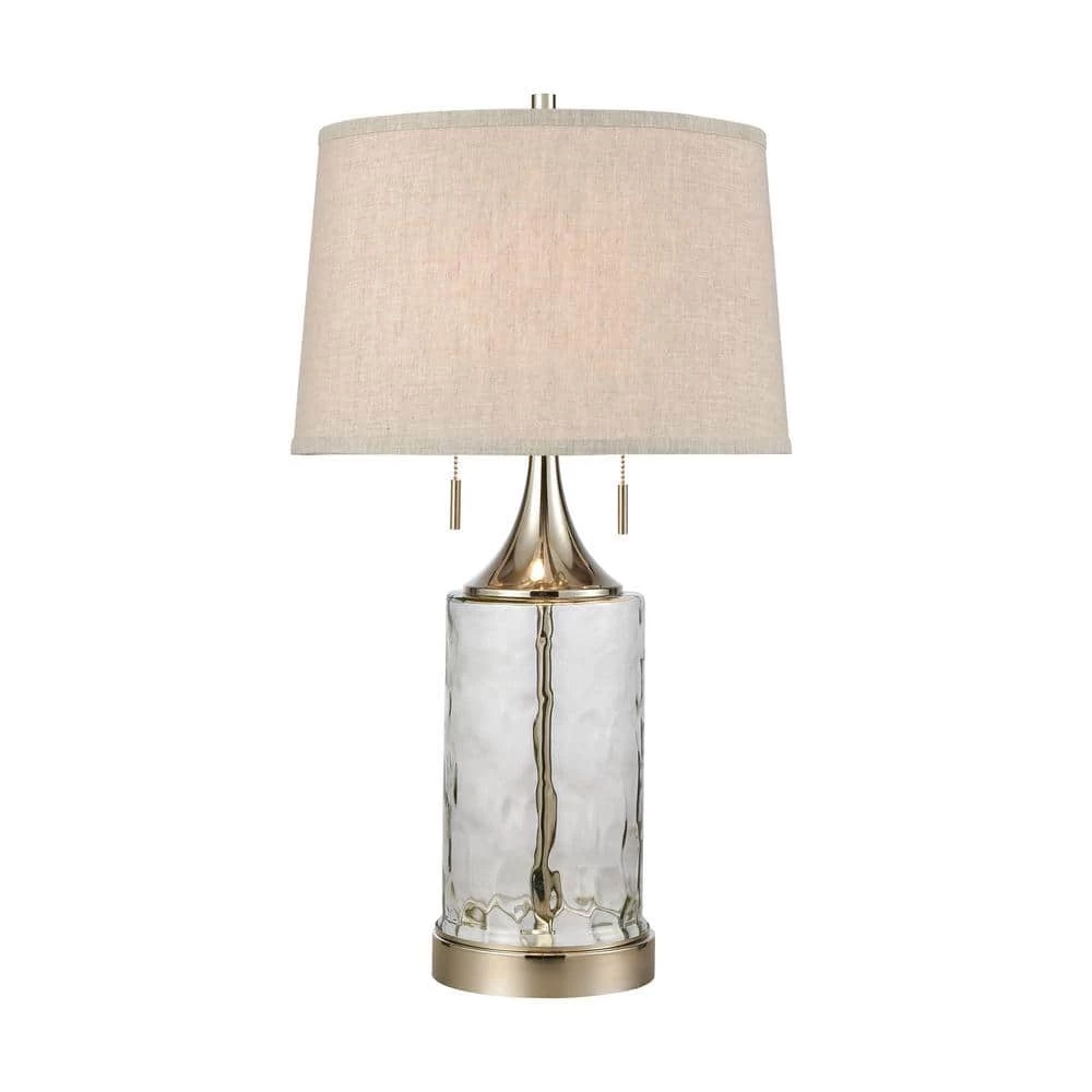 Tribeca 27 in. Clear Table Lamp by Titan Lighting 3 Tribeca 27 in. Clear Table Lamp by Titan Lighting