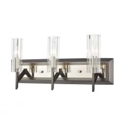 Aspire 20 in. 3-Light Black Nickel Vanity Light by Titan Lighting