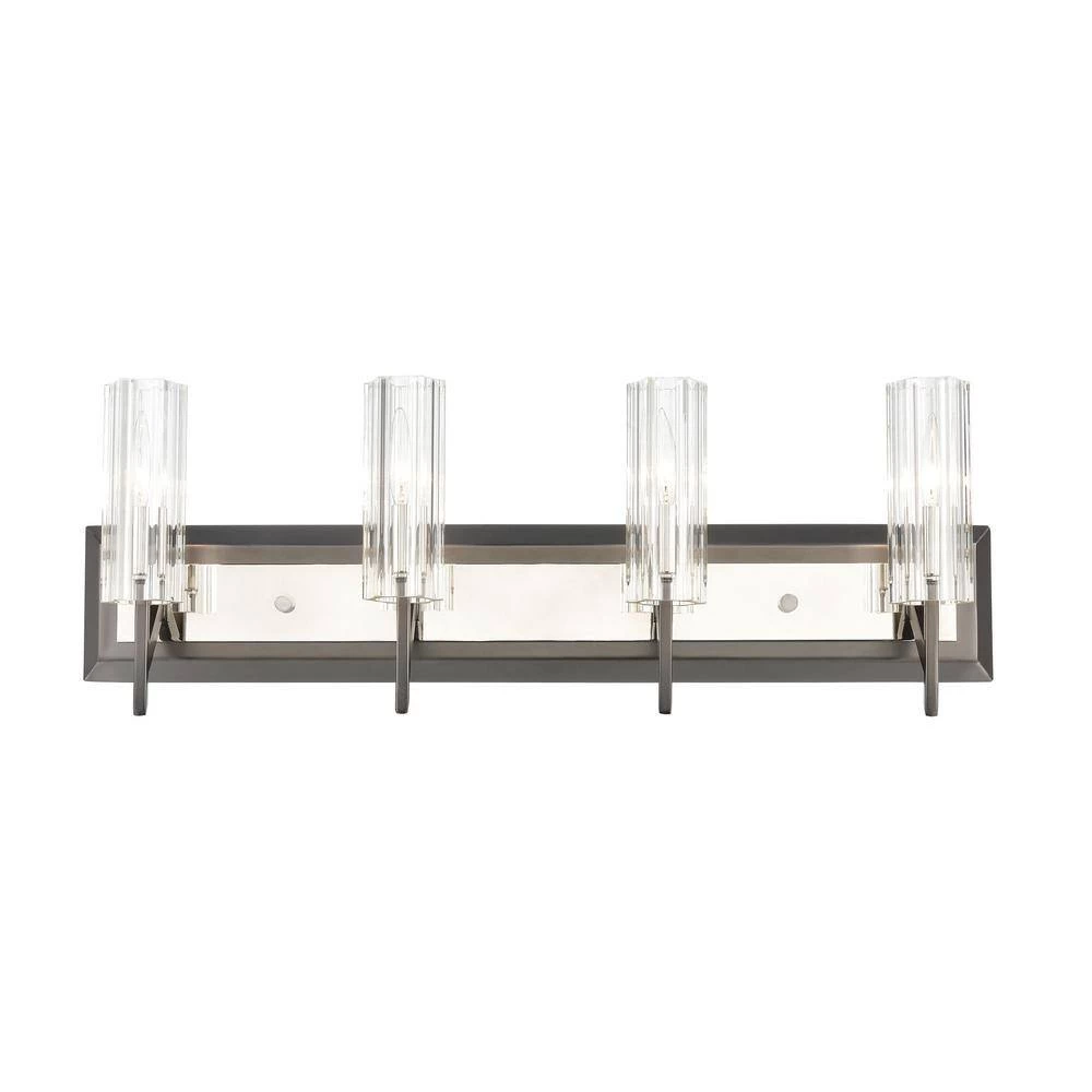 Aspire 28 in. 4-Light Black Nickel Vanity Light by Titan Lighting 5 Aspire 28 in. 4-Light Black Nickel Vanity Light by Titan Lighting - Image 3