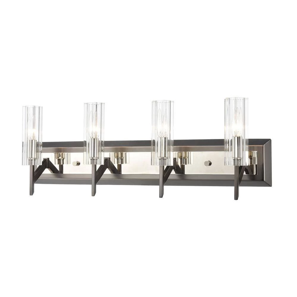 Aspire 28 in. 4-Light Black Nickel Vanity Light by Titan Lighting 4 Aspire 28 in. 4-Light Black Nickel Vanity Light by Titan Lighting - Image 2