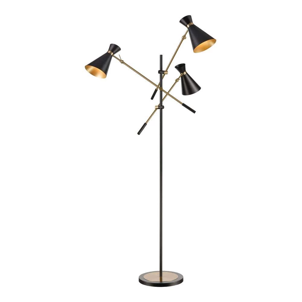 Chiron 73 in. Black Floor Lamp by Titan Lighting 3 Chiron 73 in. Black Floor Lamp by Titan Lighting