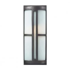 Trevot 1-Light Black Outdoor Wall Lantern Sconce by Titan Lighting