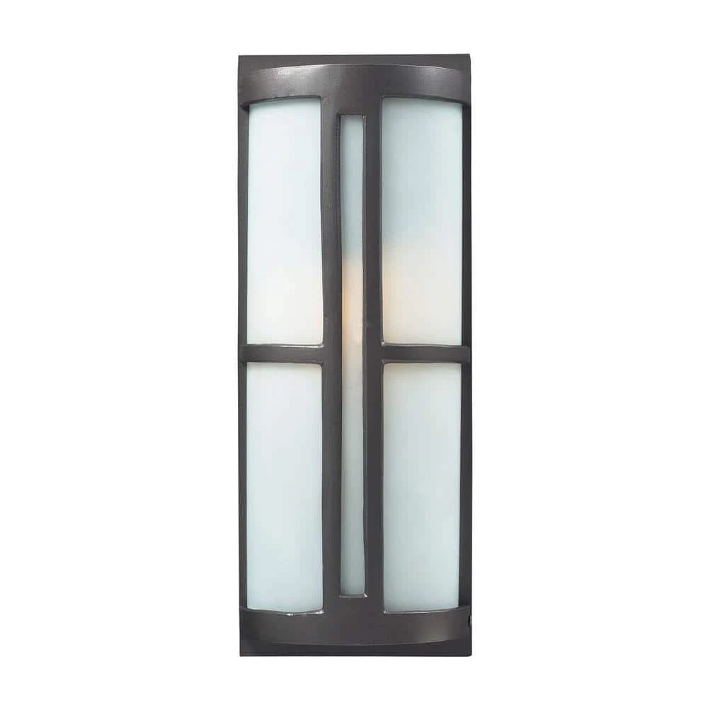 Trevot 1-Light Black Outdoor Wall Lantern Sconce by Titan Lighting 3 Trevot 1-Light Black Outdoor Wall Lantern Sconce by Titan Lighting