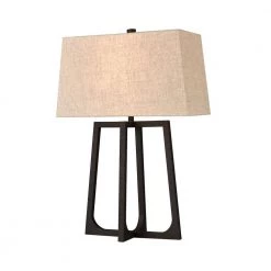 Colony 29 in. Bronze Table Lamp by Titan Lighting