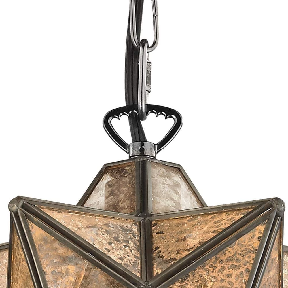 Moravian Star 1-Light Bronze Pendant by Titan Lighting 5 Moravian Star 1-Light Bronze Pendant by Titan Lighting - Image 3