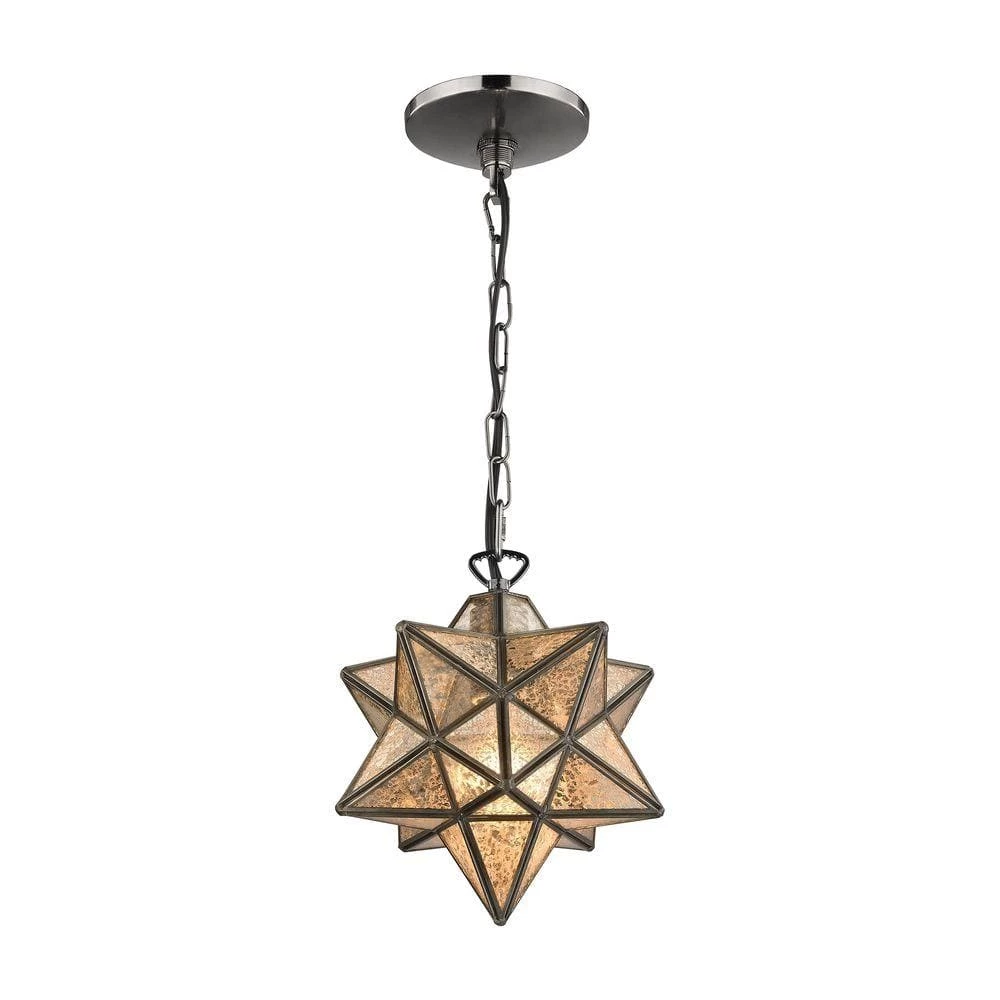 Moravian Star 1-Light Bronze Pendant by Titan Lighting 3 Moravian Star 1-Light Bronze Pendant by Titan Lighting
