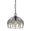 Crystal Web 1-Light Bronze Gold and Matte Black with Clear Crystal Pendant by Titan Lighting -Titan Lighting sale2022 bronze gold matte black titan lighting pendant lights tn 473348 64 1000