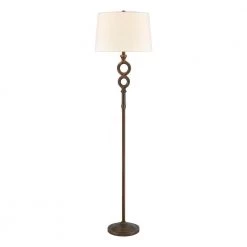 Hammered Home 67 in. Bronze Floor Lamp by Titan Lighting
