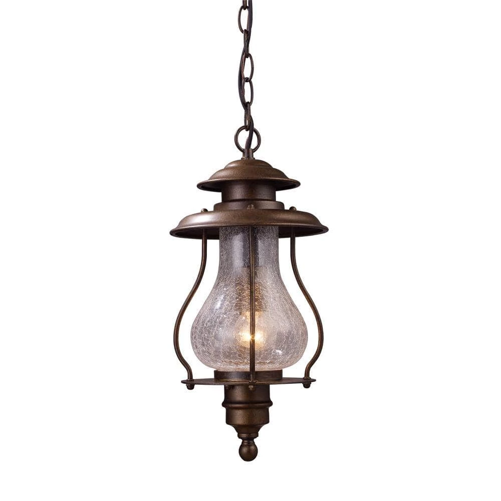 Wikshire 1-Light Coffee Bronze Outdoor Ceiling Mount Pendant by Titan Lighting 3 Wikshire 1-Light Coffee Bronze Outdoor Ceiling Mount Pendant by Titan Lighting