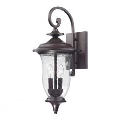 Trinity 2-Light Outdoor Oil Rubbed Bronze Sconce by Titan Lighting