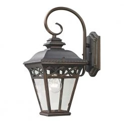 Mendham 1-Light Outdoor Hazelnut Bronze Sconce by Titan Lighting