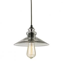 Hamrade Collection 1-Light Oil-Rubbed Bronze Mini Pendant by Titan Lighting