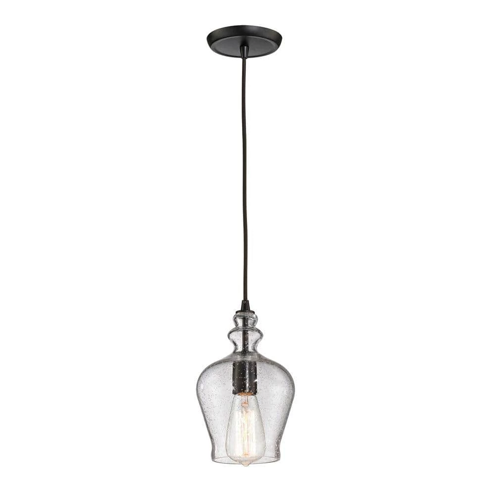 Wycombe Collection 1-Light Oil-Rubbed Bronze Mini Pendant by Titan Lighting 3 Wycombe Collection 1-Light Oil-Rubbed Bronze Mini Pendant by Titan Lighting