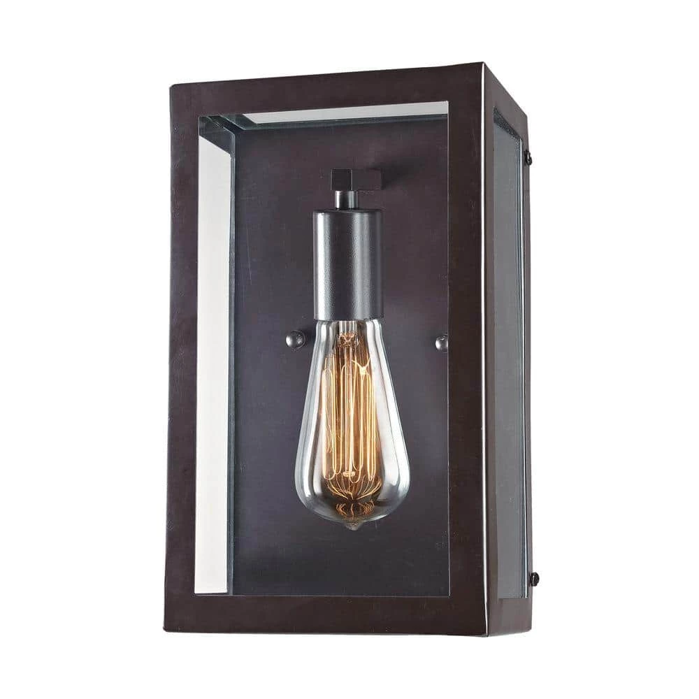 Parameters 1-Light Bronze Sconce by Titan Lighting 3 Parameters 1-Light Bronze Sconce by Titan Lighting