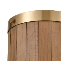 Wooden Barrel 2 Light Satin Brass Wall Sconce by Titan Lighting -Titan Lighting sale2022 brown titan lighting wall sconces tnws 036210617 1f 1000
