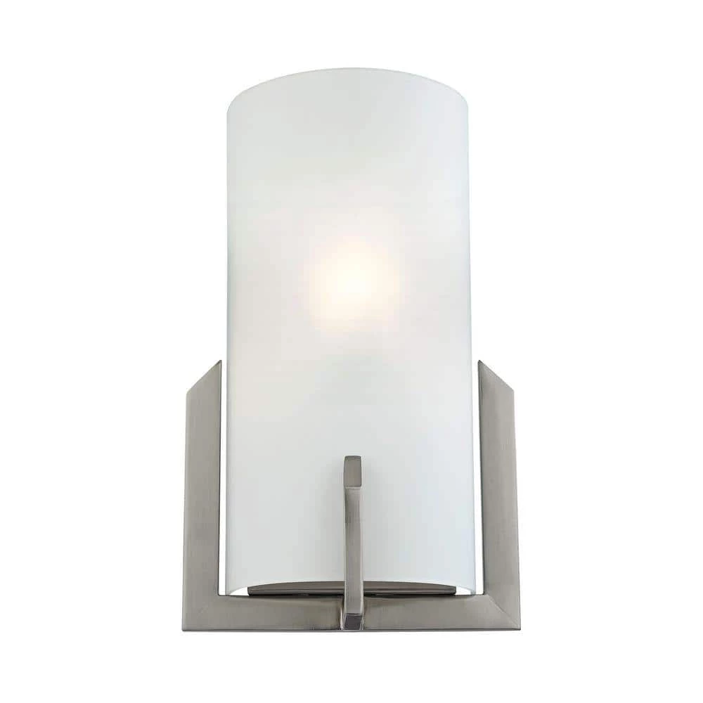1-Light Brushed Nickel Sconce by Titan Lighting 3 1-Light Brushed Nickel Sconce by Titan Lighting