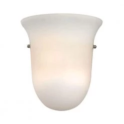 1-Light Brushed Nickel Sconce by Titan Lighting