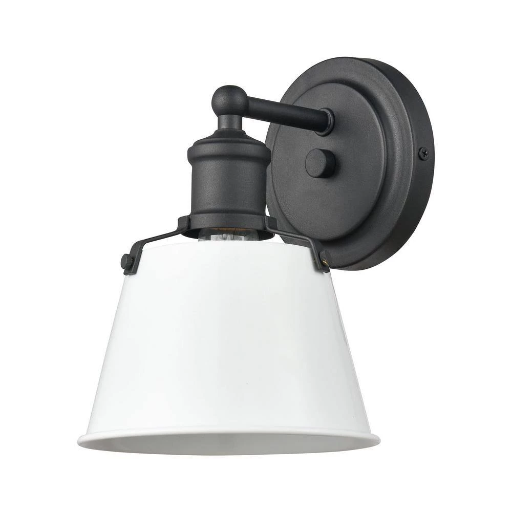 Holgate 6 in. 1-Light Charcoal Vanity Light by Titan Lighting 4 Holgate 6 in. 1-Light Charcoal Vanity Light by Titan Lighting - Image 2