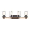 Holdfast 28 in. 4-Light Charcoal Vanity Light by Titan Lighting