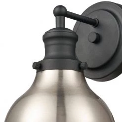 Haralson 7 in. 1-Light Charcoal Vanity Light by Titan Lighting -Titan Lighting sale2022 charcoal titan lighting vanity lighting tnvl 089210617 1f 1000