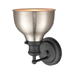 Haralson 7 in. 1-Light Charcoal Vanity Light by Titan Lighting -Titan Lighting sale2022 charcoal titan lighting vanity lighting tnvl 089210617 4f 1000