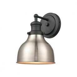Haralson 7 in. 1-Light Charcoal Vanity Light by Titan Lighting