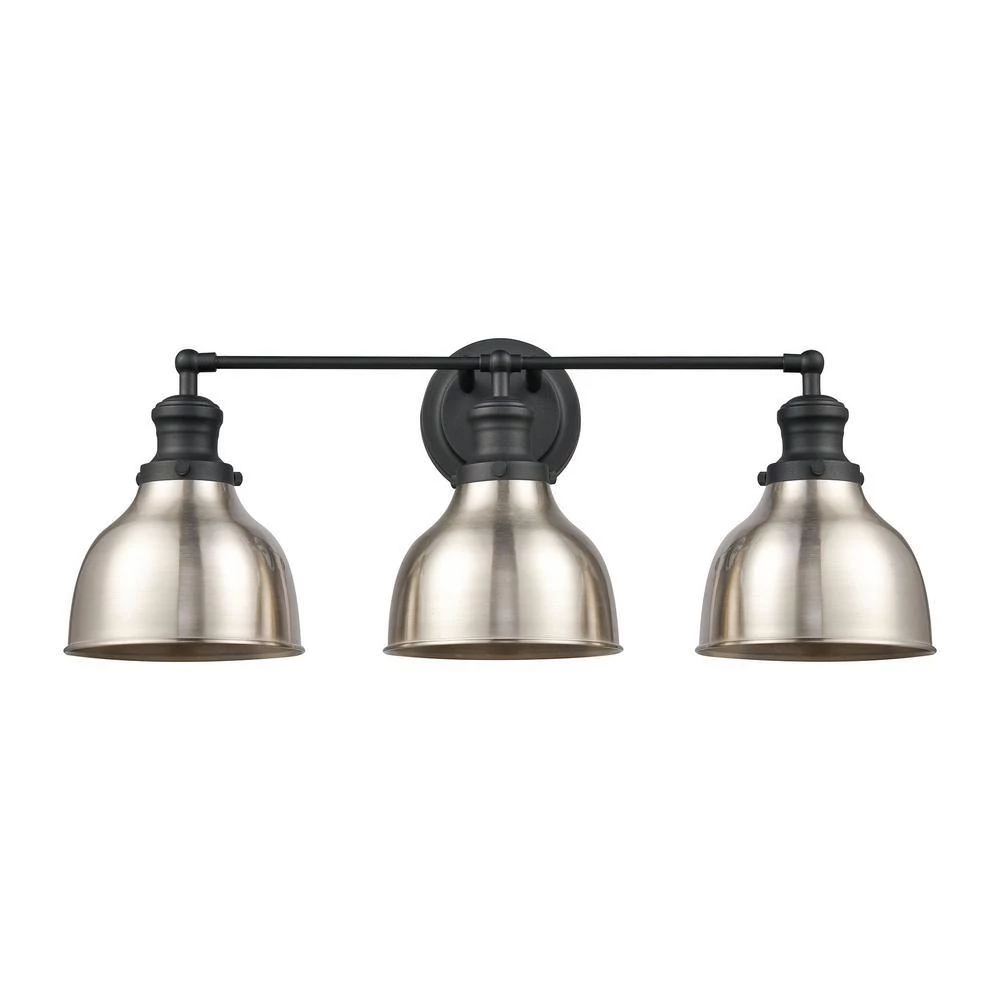 Haralson 24 in. 3-Light Charcoal Vanity Light by Titan Lighting 4 Haralson 24 in. 3-Light Charcoal Vanity Light by Titan Lighting - Image 2