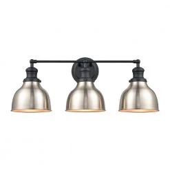 Haralson 24 in. 3-Light Charcoal Vanity Light by Titan Lighting