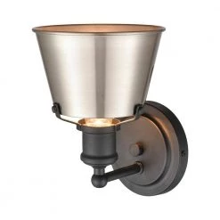 Holgate 6 in. 1-Light Charcoal Vanity Light by Titan Lighting -Titan Lighting sale2022 charcoal titan lighting vanity lighting tnvl 095210617 4f 1000