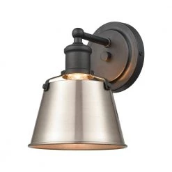 Holgate 6 in. 1-Light Charcoal Vanity Light by Titan Lighting