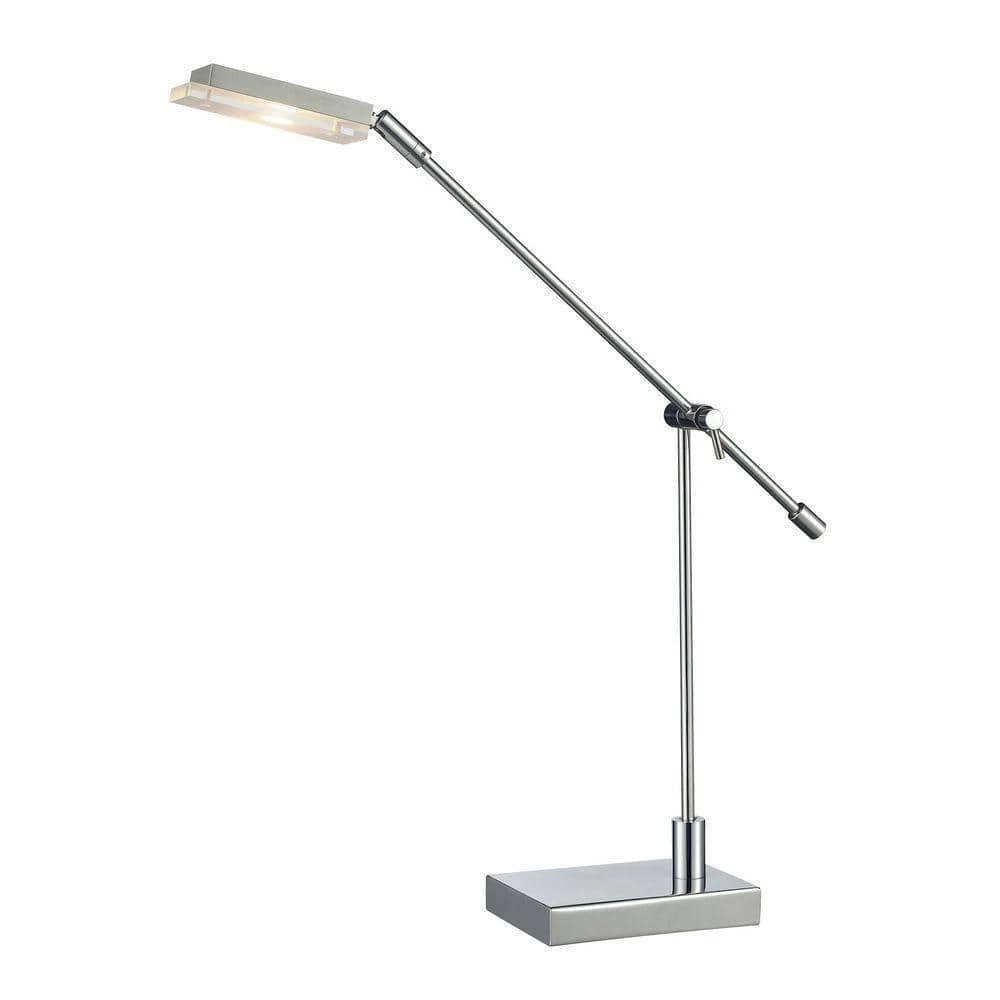 Bibliotheque 11 in. Polished Chrome Adjustable LED Desk Lamp by Titan Lighting 3 Bibliotheque 11 in. Polished Chrome Adjustable LED Desk Lamp by Titan Lighting