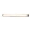 Piper 1-Light Chrome Medium Vanity Light with Frosted Glass by Titan Lighting