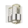 Surrey 1-Light Chrome and Bubbled Glass LED Vanity Light by Titan Lighting -Titan Lighting sale2022 chrome titan lighting wall sconces tn 92496 64 1000