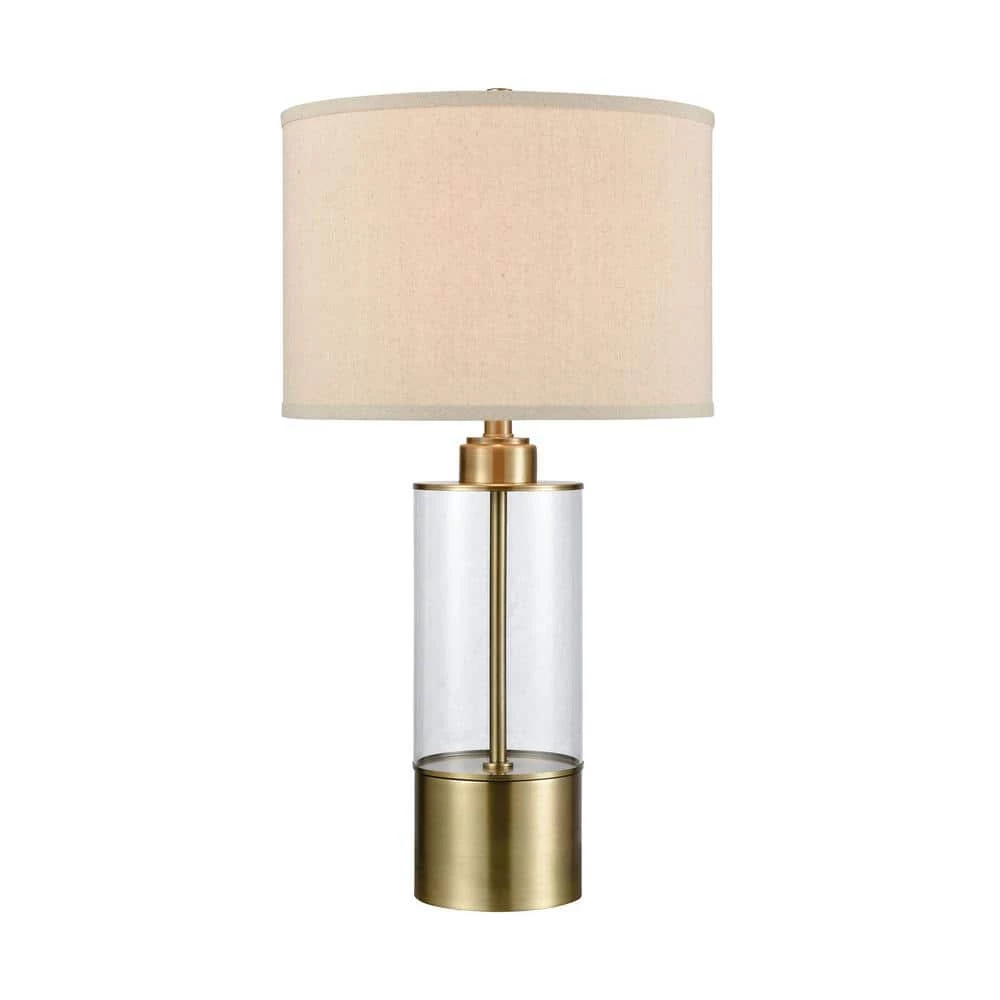 Fermont 28 in. Clear Glass Table Lamp by Titan Lighting 3 Fermont 28 in. Clear Glass Table Lamp by Titan Lighting