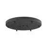 Illuminare Accessories 6-Light Ceiling Mount Dark Rust Round Pan by Titan Lighting