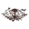 Cristallo Fiore 3-Light Deep Rust Ceiling Semi-Flush Mount Light by Titan Lighting -Titan Lighting sale2022 deep rust titan lighting chandeliers tn 5850 64 1000
