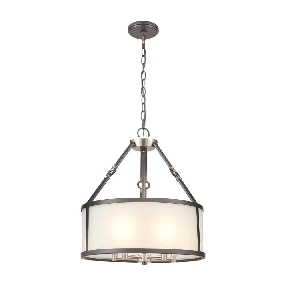 Armstrong Grove 5-Light Espresso Brown Chandelier with Glass Shades by Titan Lighting 3 Armstrong Grove 5-Light Espresso Brown Chandelier with Glass Shades by Titan Lighting