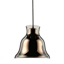 Bolero 1-Light Gold Pendant by Titan Lighting