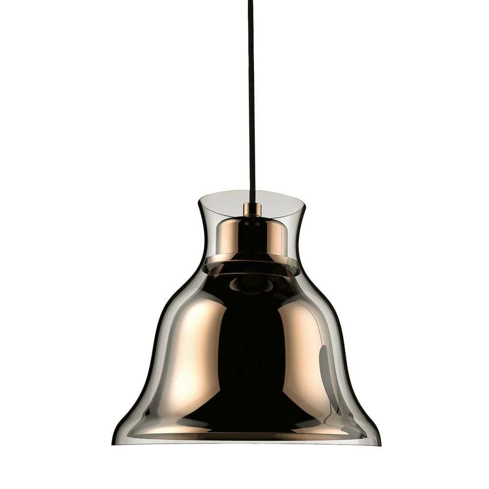 Bolero 1-Light Gold Pendant by Titan Lighting 3 Bolero 1-Light Gold Pendant by Titan Lighting