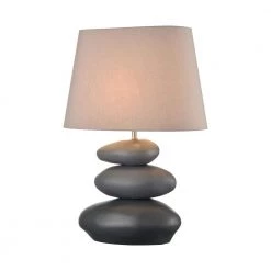 Arryn Table Lamp in Grey by Titan Lighting