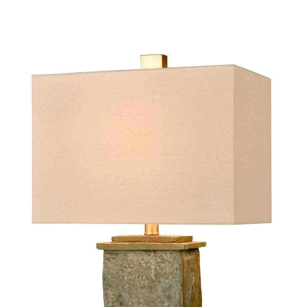 Tenlee 25 in. Gray Slate Table Lamp by Titan Lighting 5 Tenlee 25 in. Gray Slate Table Lamp by Titan Lighting - Image 3