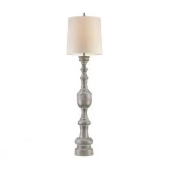 Lillehammer 75 in. Grey White Wash Floor Lamp by Titan Lighting