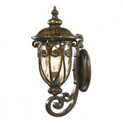 Chantal Collection Hazelnut Bronze Outdoor Sconce by Titan Lighting