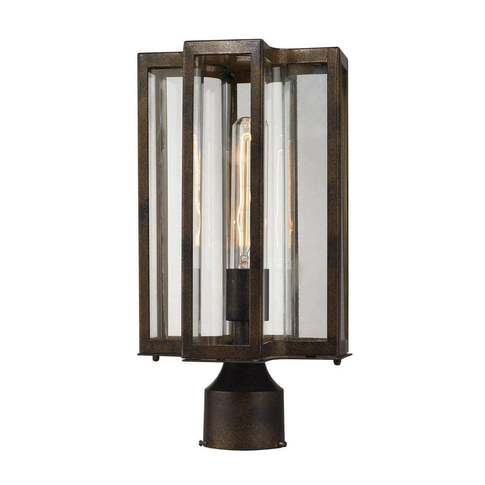 Bianca 1-Light Hazelnut Bronze Outdoor Post Lantern by Titan Lighting 3 Bianca 1-Light Hazelnut Bronze Outdoor Post Lantern by Titan Lighting